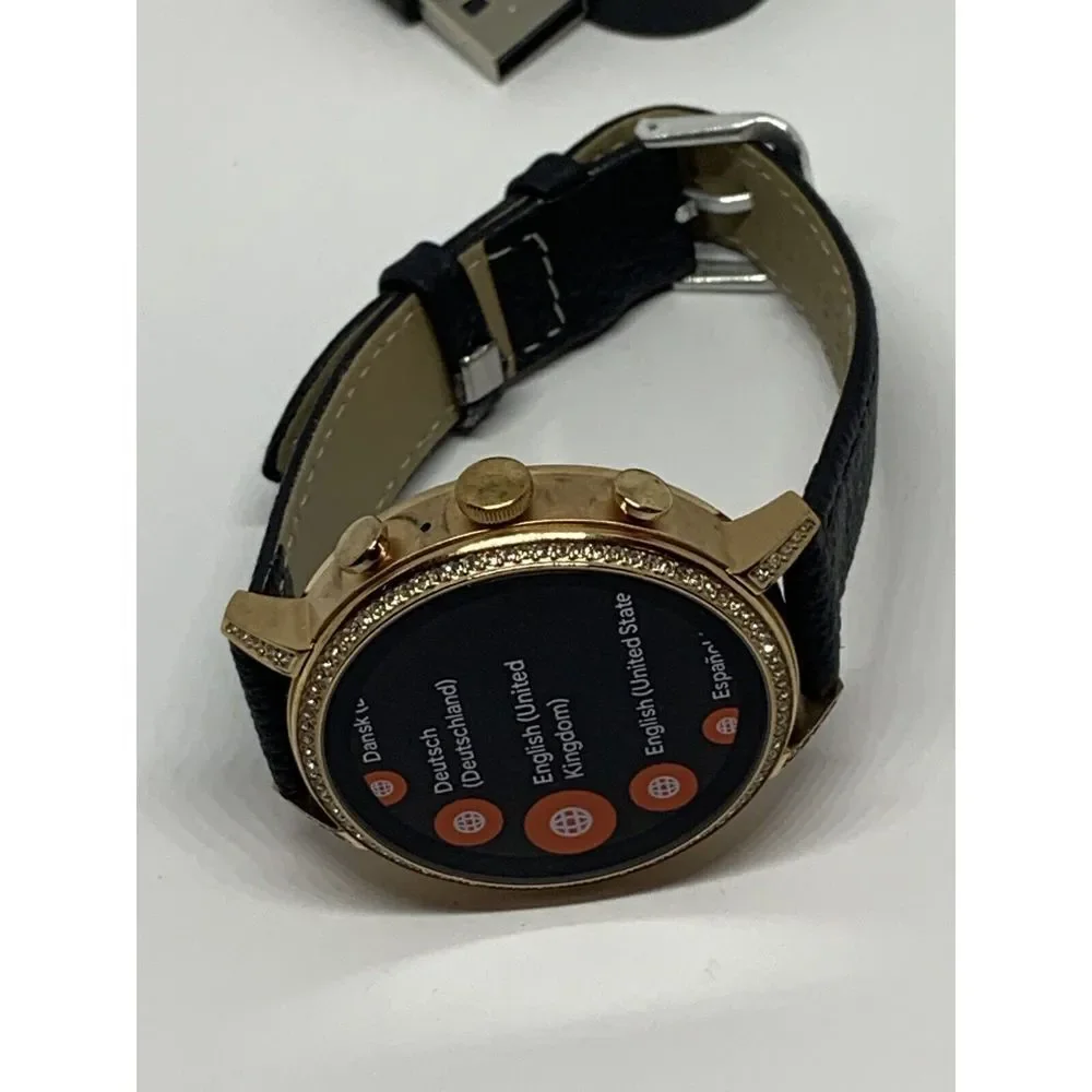 Fossil Gen 4 Authentic Digital Dial Smart Watch Custom Band FTW6011 QT502